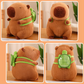 Capybara Turtle Backpack Plush