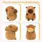 Capybara Hamburger Backpack Plush