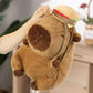 Capybara Hamburger Backpack Plush