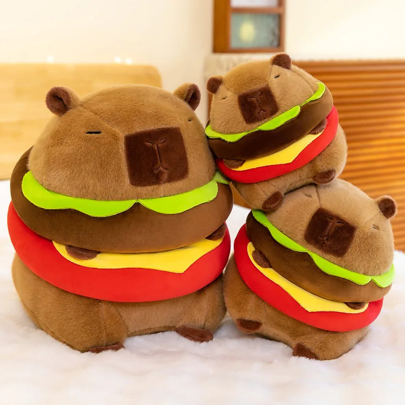 Capybara Hamburger Plush