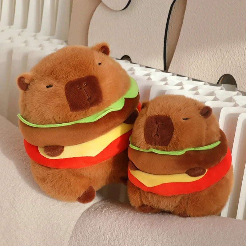 Capybara Hamburger Plush